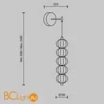 Бра Maytoni Golden Cage MOD216WL-L10G3K - Фото 3