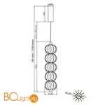 Подвесной светильник Maytoni Golden Cage MOD216PL-L10G3K - Фото 5