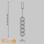 Подвесной светильник Maytoni Golden Cage MOD216PL-L10G3K - Фото 4