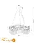 Подвесной светильник Maytoni Gracia DIA201PL-08G - Фото 0