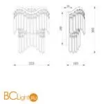 Настенный светильник Maytoni Gracia DIA201WL-02G - Фото 5