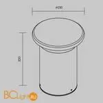 Садово-парковый фонарь Maytoni Grip O460FL-L10GF3K - Фото 6