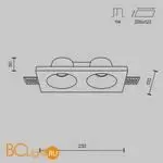 Встраиваемый светильник Maytoni Gyps Modern DL002-DW-02-W - Фото 6