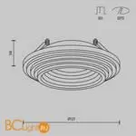 Встраиваемый светильник Maytoni Gyps Modern DL004-1-01-W-1 - Фото 6