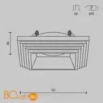 Встраиваемый светильник Maytoni Gyps Modern DL005-1-01-W-1 - Фото 6