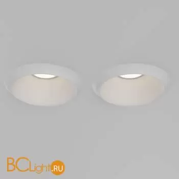 Встраиваемый светильник Maytoni Gyps Modern DL124-GU10-02-TRS-W - Фото 2