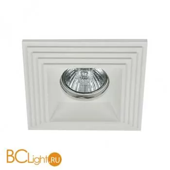 Встраиваемый светильник Maytoni Gyps Modern GU10 1x35Вт DL005-1-01-W