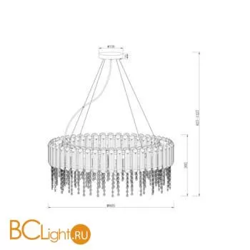 Подвесной светильник Maytoni Hail MOD097PL-12CH - Фото 2