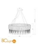 Подвесной светильник Maytoni Hail MOD097PL-12CH - Фото 2