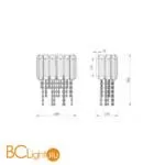 Настенный светильник Maytoni Hail MOD097WL-02CH - Фото 2