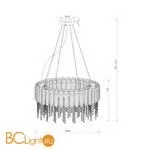 Подвесной светильник Maytoni Hail MOD097PL-08CH - Фото 2