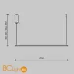 Подвесной светильник Maytoni Halo MOD246PL-L24BSK - Фото 4