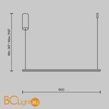 Подвесной светильник Maytoni Halo MOD246PL-L16BSK - Фото 4