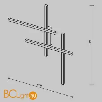 Бра Maytoni Halo MOD248WL-L24BK - Фото 4