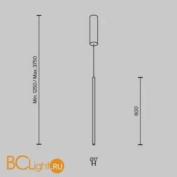 Подвесной светильник Maytoni Halo MOD246PL-L12BSK - Фото 4