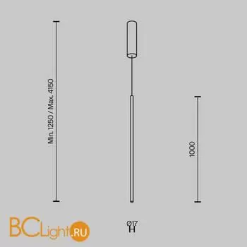 Подвесной светильник Maytoni Halo MOD246PL-L24BK1 - Фото 4