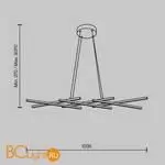 Подвесной светильник Maytoni Halo MOD244PL-L50BSK - Фото 4