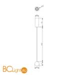 Подвесной светильник Maytoni Harmat P067PL-L5GF3K - Схема