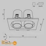 Встраиваемый светильник Maytoni Hidden DL045-02-10W4K-W - Фото 8