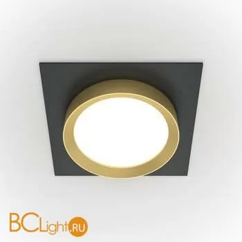 Встраиваемый светильник Maytoni Hoop GX53 1x15Вт DL086-GX53-SQ-BG