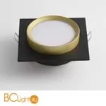 Встраиваемый светильник Maytoni Hoop GX53 1x15Вт DL086-GX53-SQ-BG - Фото 0