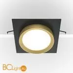 Встраиваемый светильник Maytoni Hoop GX53 1x15Вт DL086-GX53-SQ-BG - Фото 2