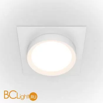 Встраиваемый светильник Maytoni Hoop GX53 1x15Вт DL086-GX53-SQ-W