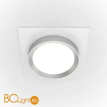 Встраиваемый светильник Maytoni Hoop GX53 1x15Вт DL086-GX53-SQ-WS