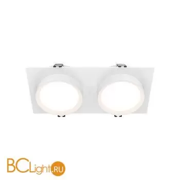 Встраиваемый светильник Maytoni Hoop DL086-02-GX53-SQ-W