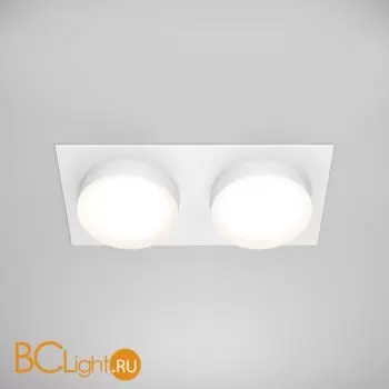 Встраиваемый светильник Maytoni Hoop DL086-02-GX53-SQ-W - Фото 1