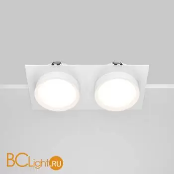 Встраиваемый светильник Maytoni Hoop DL086-02-GX53-SQ-W - Фото 2
