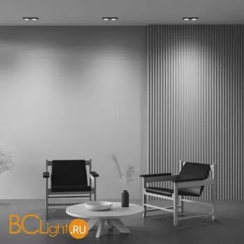 Встраиваемый светильник Maytoni Hoop DL086-02-GX53-SQ-B - Фото 3
