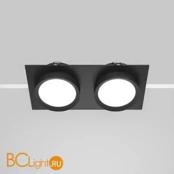 Встраиваемый светильник Maytoni Hoop DL086-02-GX53-SQ-B - Фото 2