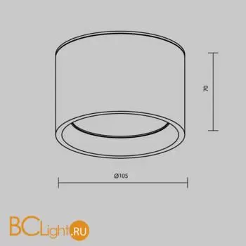 Потолочный светильник Maytoni Hydra C090CL-10W4K-W - Фото 5