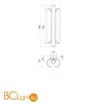 Настенный светильник Maytoni Interstellar MOD309WL-L4GR4K - Фото 0