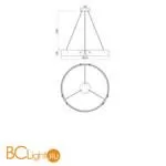 Подвесной светильник Maytoni Interstellar MOD309PL-L40GR4K - Фото 0