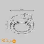 Встраиваемый светильник Maytoni Intro new DL019-GX53-W - Фото 8