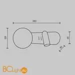 Настенный светильник Maytoni Inversio new MOD350WL-01BBS - Фото 9