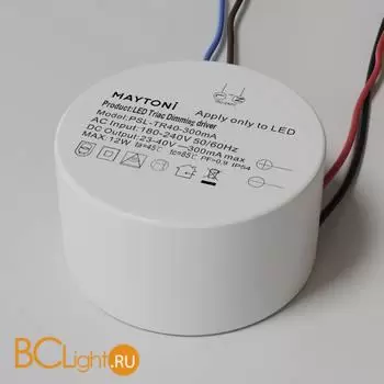 Блок питания (трансформатор) Maytoni Источники питания Triac PSL-TR40-300mA - Фото 1