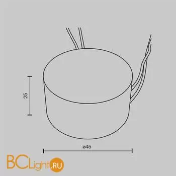 Блок питания (трансформатор) Maytoni Источники питания Triac PSL-TR40-300mA - Фото 0