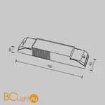 Блок питания (трансформатор) Maytoni Источники питания Triac PSL-TR40-150-300mA - Фото 2