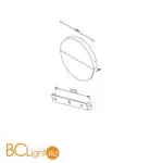 Бра Maytoni Jupiter MOD320WL-L6BS3K1 - Фото 3