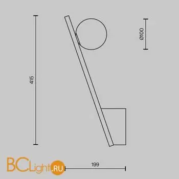 Бра Maytoni Kazimir MOD175WL-01B - Фото 4