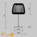 Настольная лампа Maytoni Kirigami MOD409TL-01B - Фото 5