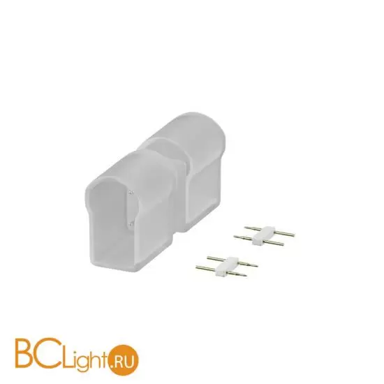 Двусторонний коннектор (выход прямой) для гибкого неона AC220V 25x13 мм