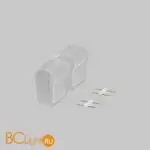 Двусторонний коннектор (выход прямой) для гибкого неона AC220V 25x13 мм - Фото 0