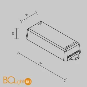 Контроллер (драйвер) Maytoni Контроллеры для светодиодной ленты 742001 - Фото 2