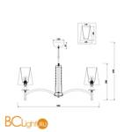 Люстра Maytoni Krona MOD076PL-06N - Схема