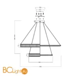 Подвесной светильник Maytoni P097PL-L90G4K - Фото 0