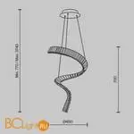 Подвесной светильник Maytoni Krone P097PL-L48BS3K - Фото 4